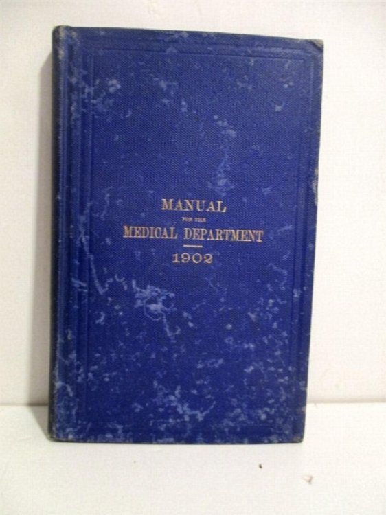 Manual for the Medical Department 1902.