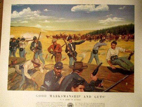 Good Marksmanship & Guts! US Army in Action. #21-48.
