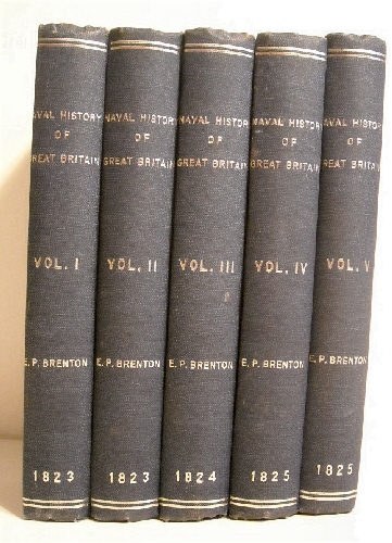 Naval History of Great Britain from the Year MDCCLXXXIII to MDCCCXXII. 5 Vols.