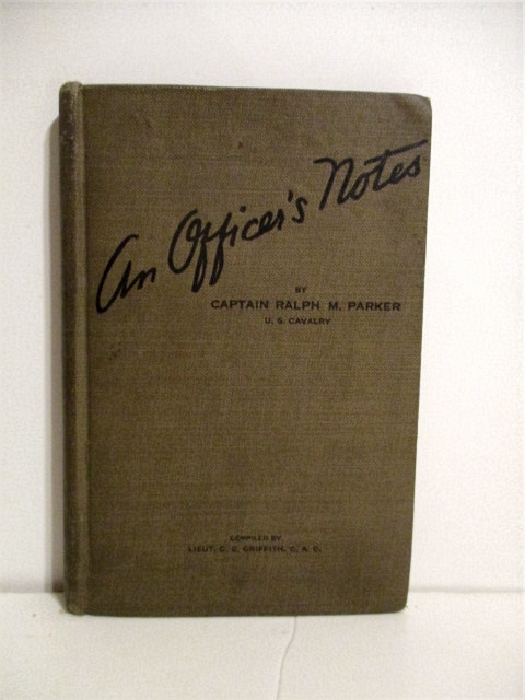 An Officer's Notes.