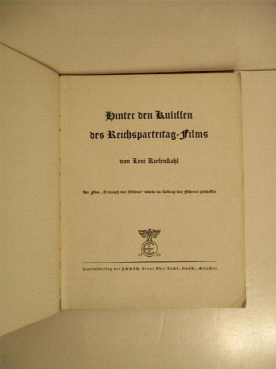 Hinter Den Kulissen Des Reichsparteitag-Films. Der Film Triumph des Willens wurde im Auftrag des Fuhrers geschaffen.