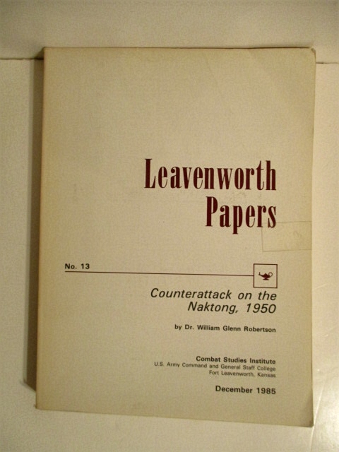 Counterattack on the Naktong 1950. Leavenworth Papers No. 13.