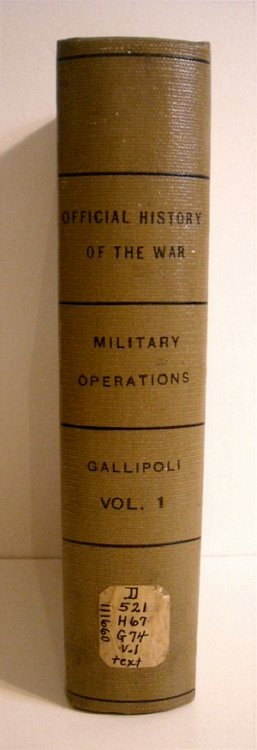 Military Operations. Gallipoli. History of the Great War.