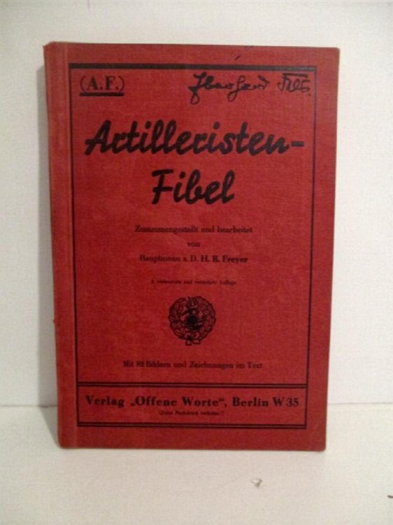 Artilleristen Fibel.