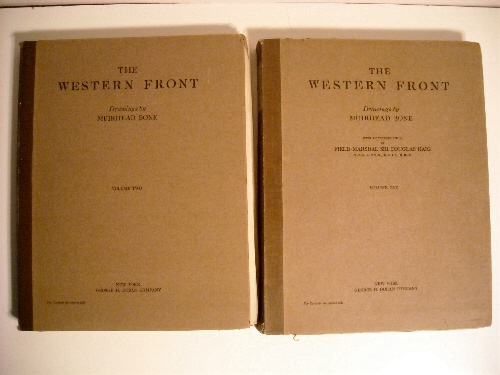 Western Front: Drawings by Muirhead Bone. (2 Vols).