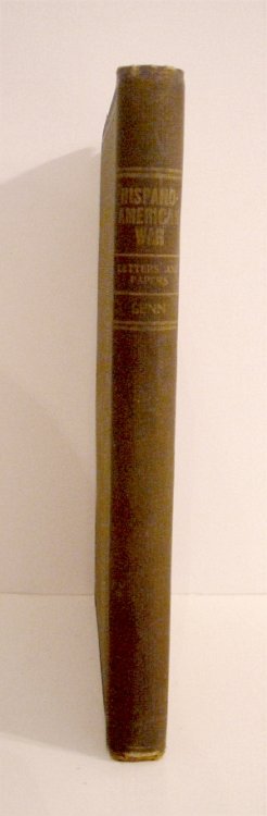 War Correspondence (Hispano-American War): Letters from Dr Nicholas Senn.