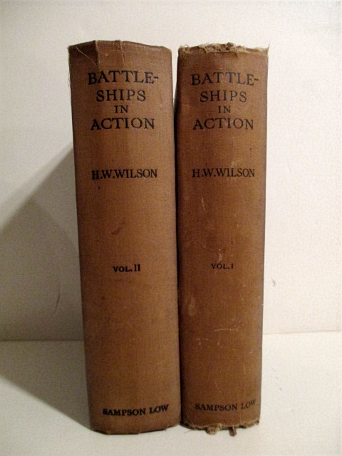 Battleships in Action. (two volumes).