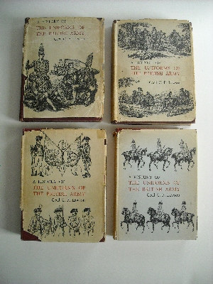 History of the Uniforms of the British Army. (4 Vols.).