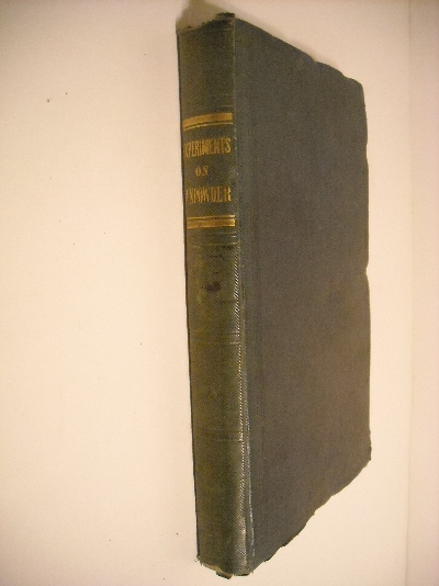 Report of Experiments on Gunpowder Made at Washington Arsenal, in 1843 and 1844.