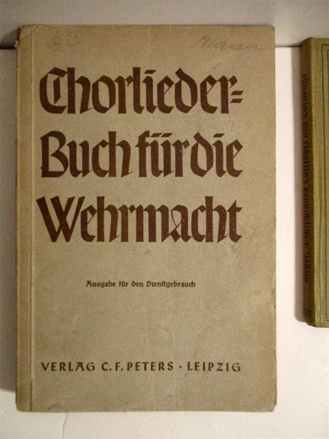 Chorliederbuch fur die Wehrmacht.
