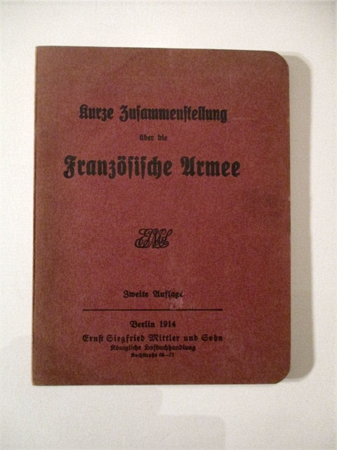 Kurze Zusammenstellung uber die Franzosische Armee