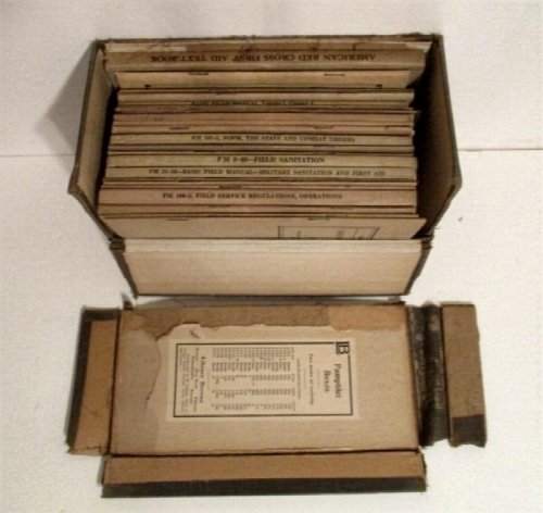 Group of 25 Manuals Belonging to Colonel U.S. Grant III.