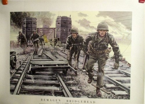 Remagen Bridgehead. US DOD. Armed Forces Information Poster. #21-32.
