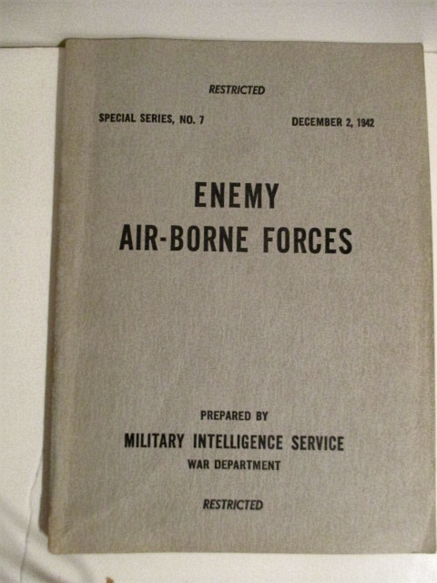 Enemy Air-Borne Forces. Special Series No. 7.