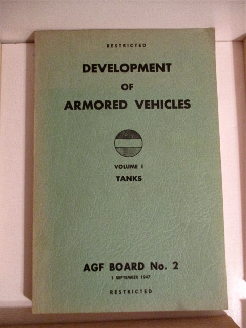 Development of Armored Vehicles. Volume 1. Tanks. Restricted.