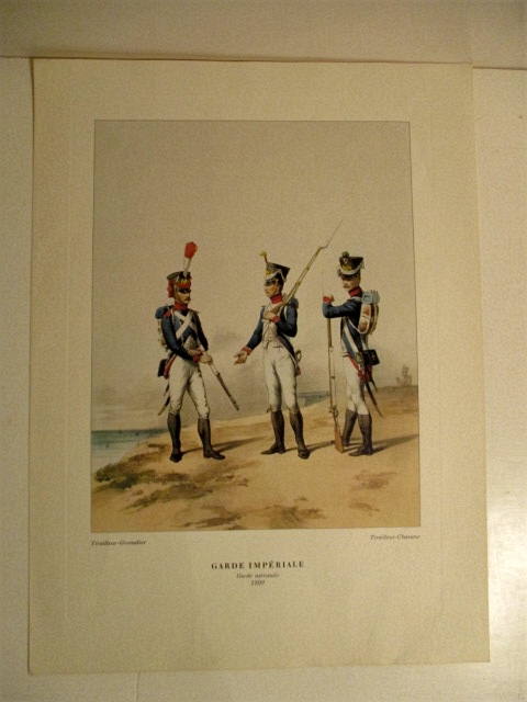 Garde Imperiale. 6 Color Uniform Plates