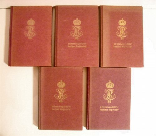 Image for Infanterie-Regiment Furst Leopold von Anhalt-Dessau. (1. Magdeburg). Nr 26. Kriegsjahr 1914/ Band 1; Kriegsjahr 1915/ Band 2; Kriegsjahr 1916/ Band 3; Kriegsjahr 1917/ Band 4; Kriegsjahr 1918/ Band 5. Infanterie-Regiment Furst Leopold von Anhalt-Dessau. (1. Magdeburg). Nr 26. Kriegsjahr 1914/ Band 1; Kriegsjahr 1915/ Band 2; Kriegsjahr 1916/ Band 3; Kriegsjahr 1917/ Band 4; Kriegsjahr 1918/ Band 5.