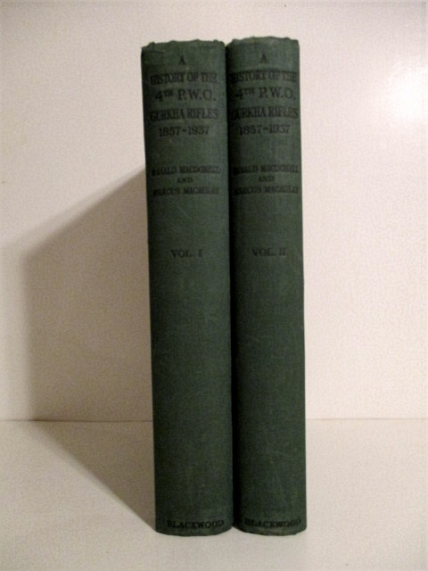 History of the 4th Prince of Wales's Own Gurkha Rifles 1857-1939. (2 vols.).