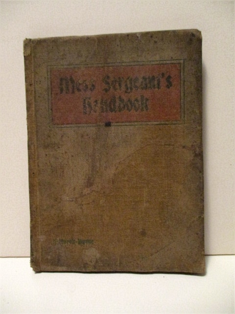Mess Sergeant's Handbook.