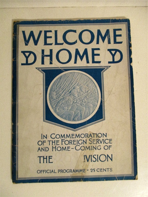 Welcome Home YD. In Commemoration of the Foreign Service and Home-Coming of the 26th Division.