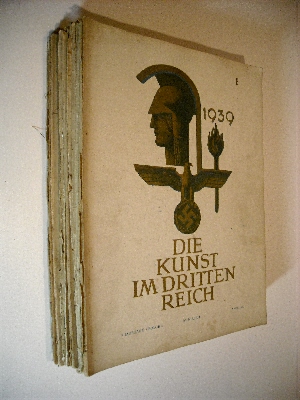 Die Kunst in Dritten Reich. Partial set of 18 issues 1939-1943.