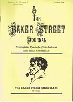BAKER STREET JOURNAL [THE] - March 1990 - Vol. 40 No. 1