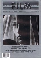 MONTHLY FILM BULLETIN - January 1990 Vol. 57 number 672