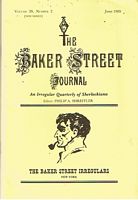 BAKER STREET JOURNAL [THE] - June 1989 - vol. 39 No. 2