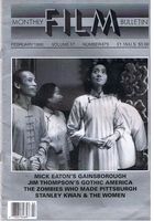 MONTHLY FILM BULLETIN - February 1990 Vol. 57 Number 673