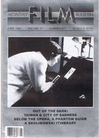 MONTHLY FILM BULLETIN - June 1990 Vol. 57 Number 677