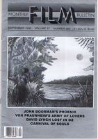 MONTHLY FILM BULLETIN - September 1990 Vol. 57 Number 680