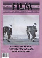 MONTHLY FILM BULLETIN - March 1991 Vol. 58 Number 686