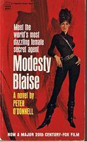 MODESTY BLAISE - [film tie-in cover]