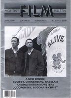 MONTHLY FILM BULLETIN - APRIL 1990 Vol. 57 Number 675