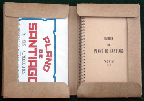 PLANO DE SANTIAGO Y SUS ALREDEDORES: EDICION 1964