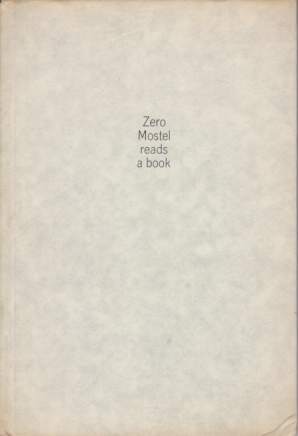 ZERO MOSTEL READS A BOOK