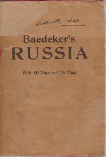 RUSSIA WITH TEHERAN, PORT ARTHUR, and PEKING. Handbook for Travellers
