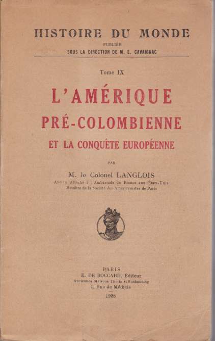 L'AMERIQUE PR-COLUMBIENNE ET LA CONQUTE EUROPENNE