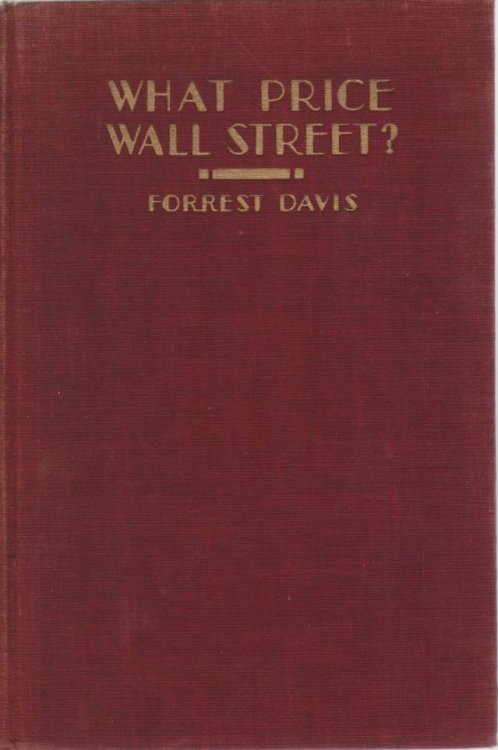 WHAT PRICE WALL STREET