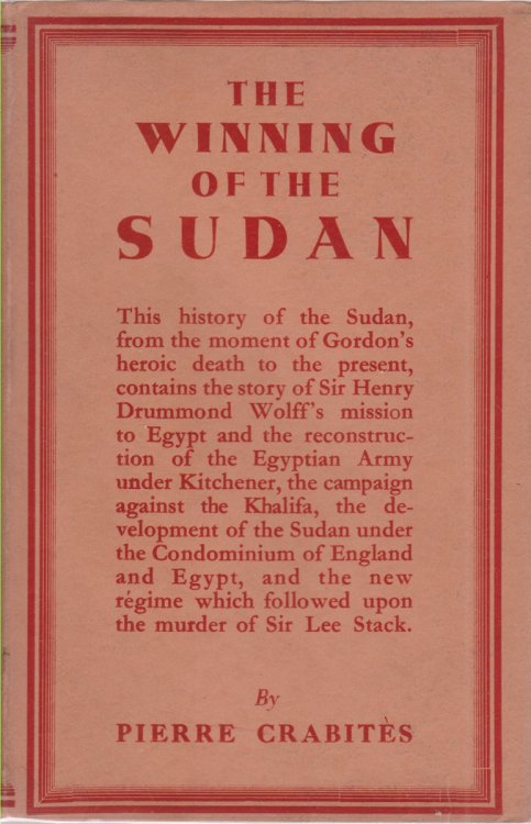 THE WINNING OF THE SUDAN