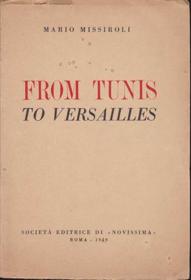 FROM TUNIS TO VERSAILLES