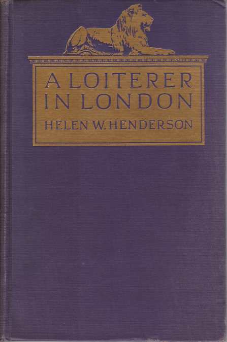 A LOITERER IN LONDON