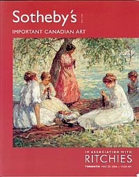 IMPORTANT CANADIAN ART; Monday, May 29,2006, Sale No 773