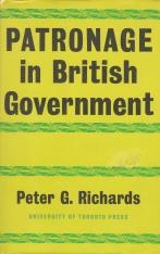 PATRONAGE IN BRITISH GOVERNMENT