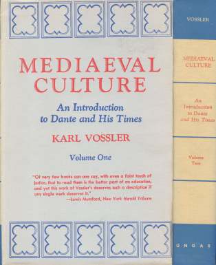 MEDIAEVAL CULTURE; 2 Volumes;