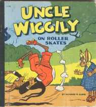 UNCLE WIGGILY ON ROLLER SKATES : or, what happened when the skillery scallery alligator gave chase and Uncle Wiggily is snowballed by the fox and wolf, also, Uncle Wiggily plays a joke on the Wolf