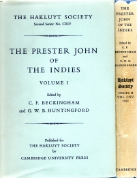 THE PRESTER JOHN OF THE INDIES; a true relation of the lands of the Prester John, being the narrative of the Portuguese embassy to Ethiopia in 1520., 2 Volumes