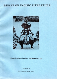 ESSAYS ON PACIFIC LITERATURE