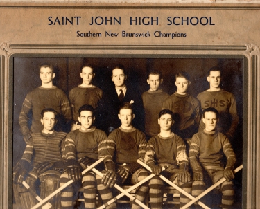 SAINT JOHN HIGH SCHOOL; Southern New Brunswick Champions 1933