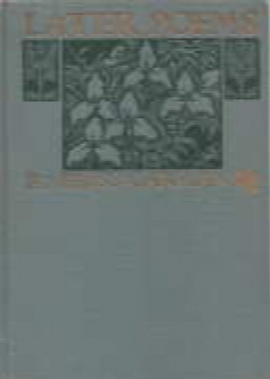Later Poems;With an Appreciation By R. H. Hathaway